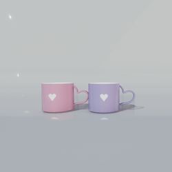 Heart Tea Mug [Pack C]