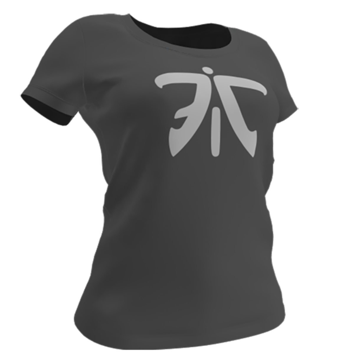 Fnatic Ess Logo Tee, Anthracite - Female
