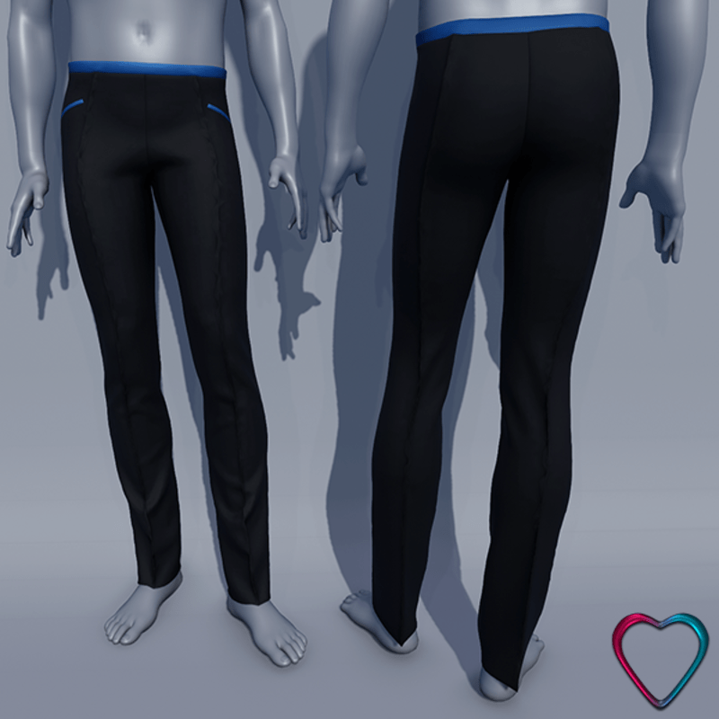 Men Formal Pants - Blue