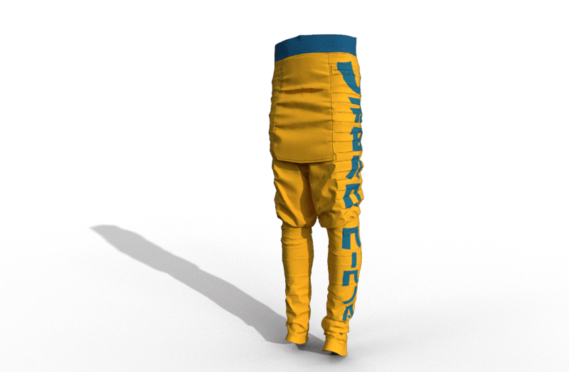 Urban Ninja Pants (male/yellow)