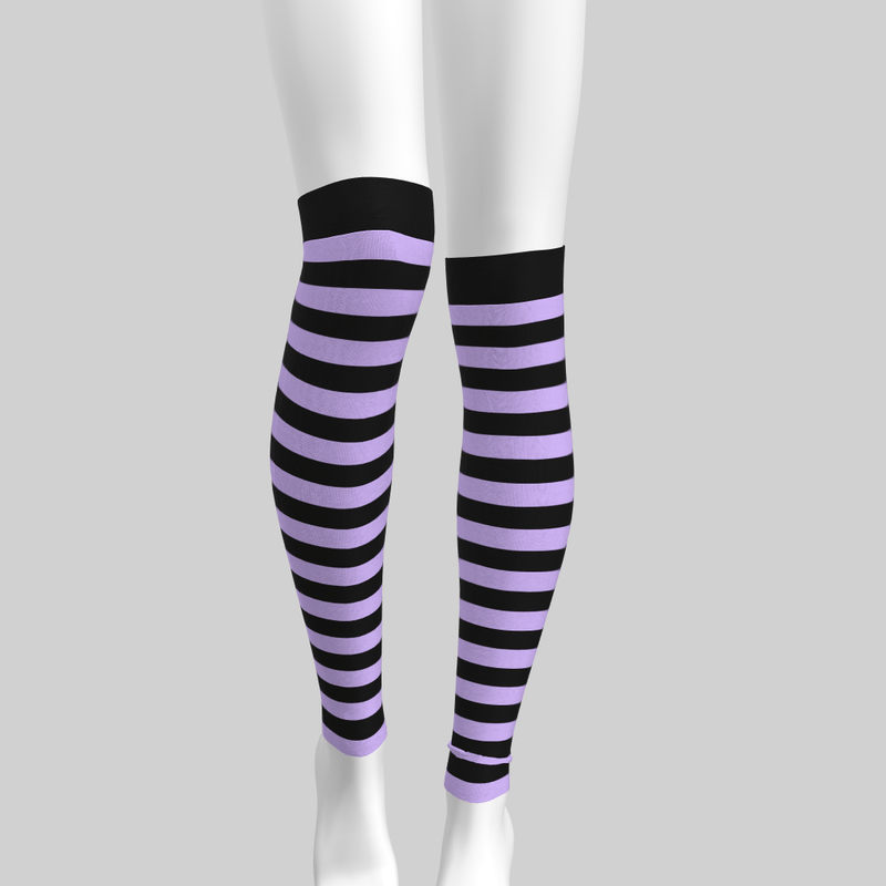 Stockings Emilie Lilac & Black 2.0