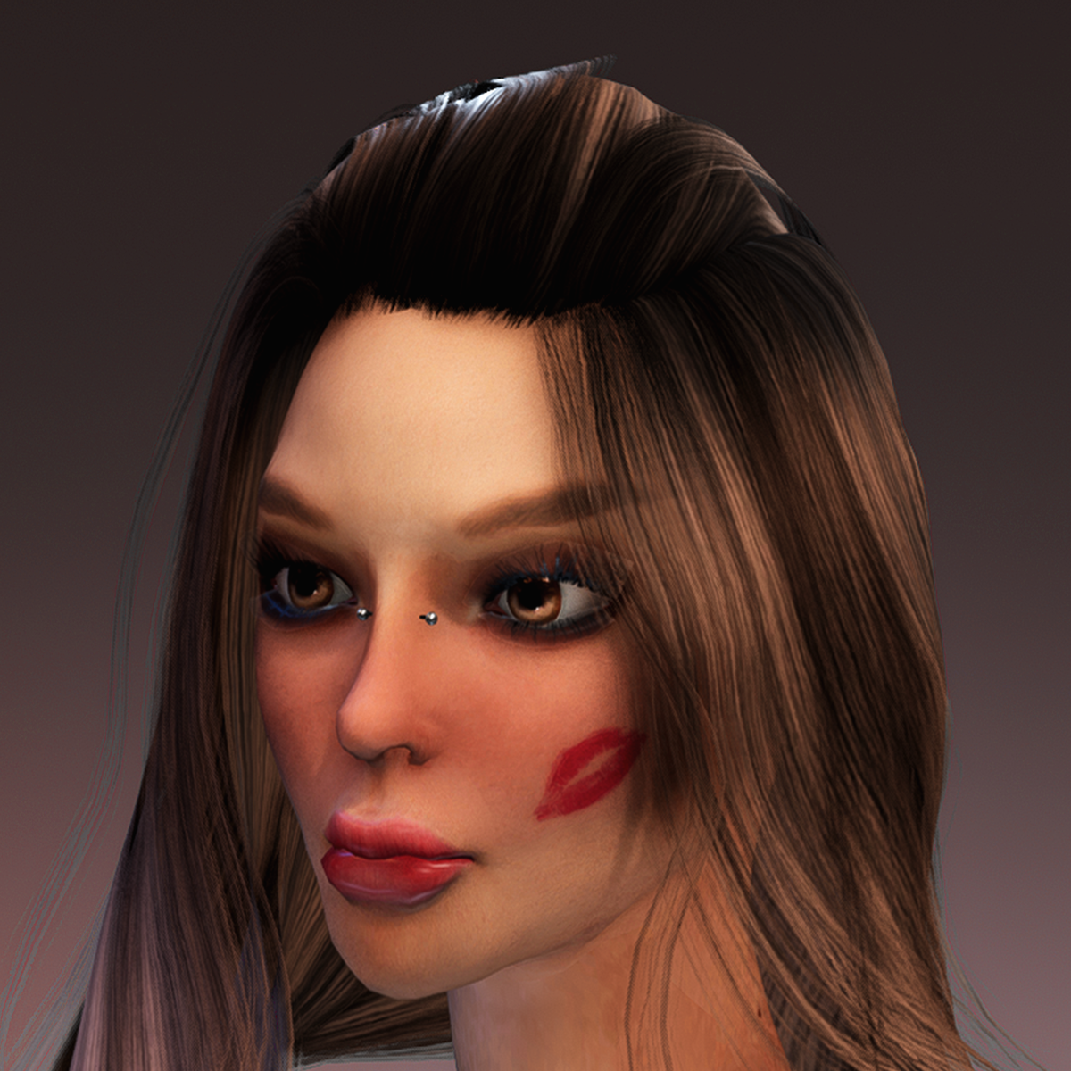 Lipstick Kiss Cheek Addon for Tia
