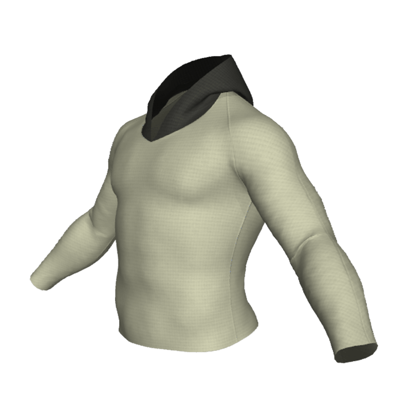 Slim Sweatshirt - Beige / Black