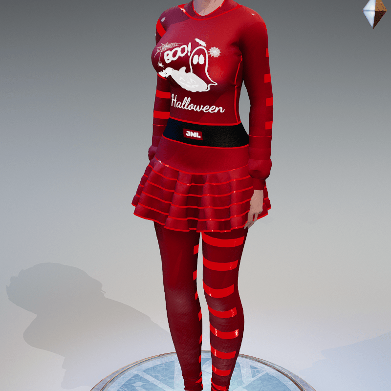 HALLOWEEN_ DRESS_ EMISSIVE_ RED