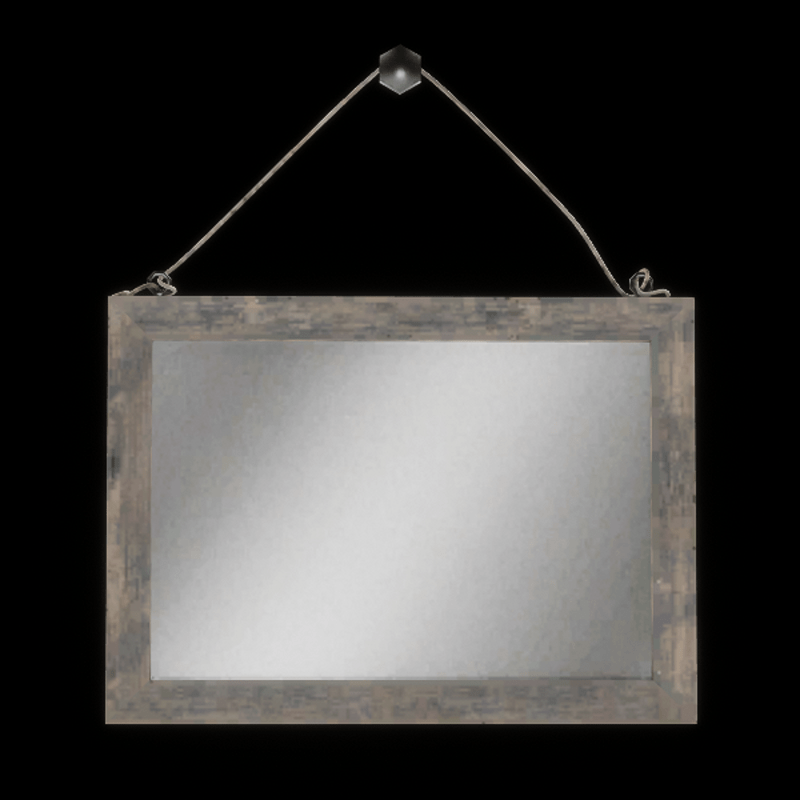 Rustic Hanging Mirror