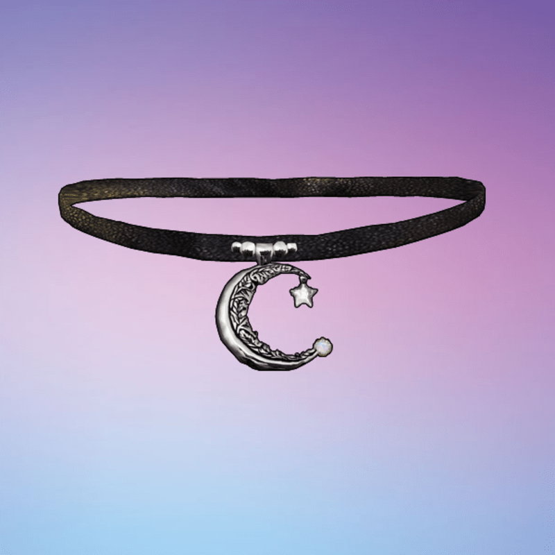 Night Choker Silver|Black