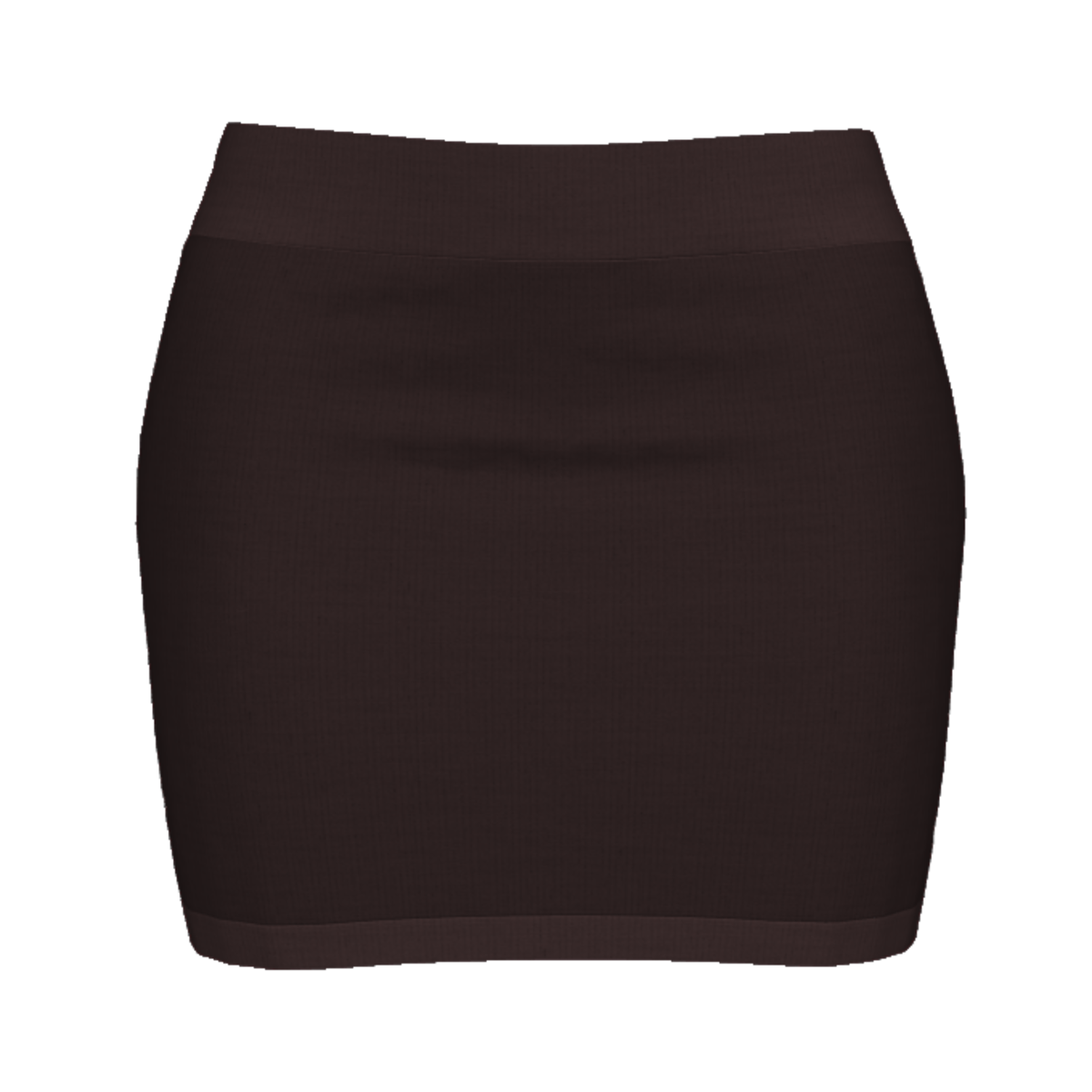Woman Simple Skirt - Brown