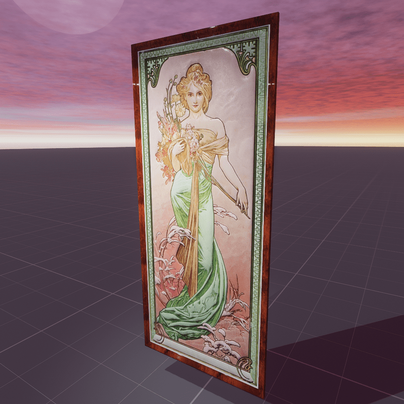 Printemps Alphonse Mucha