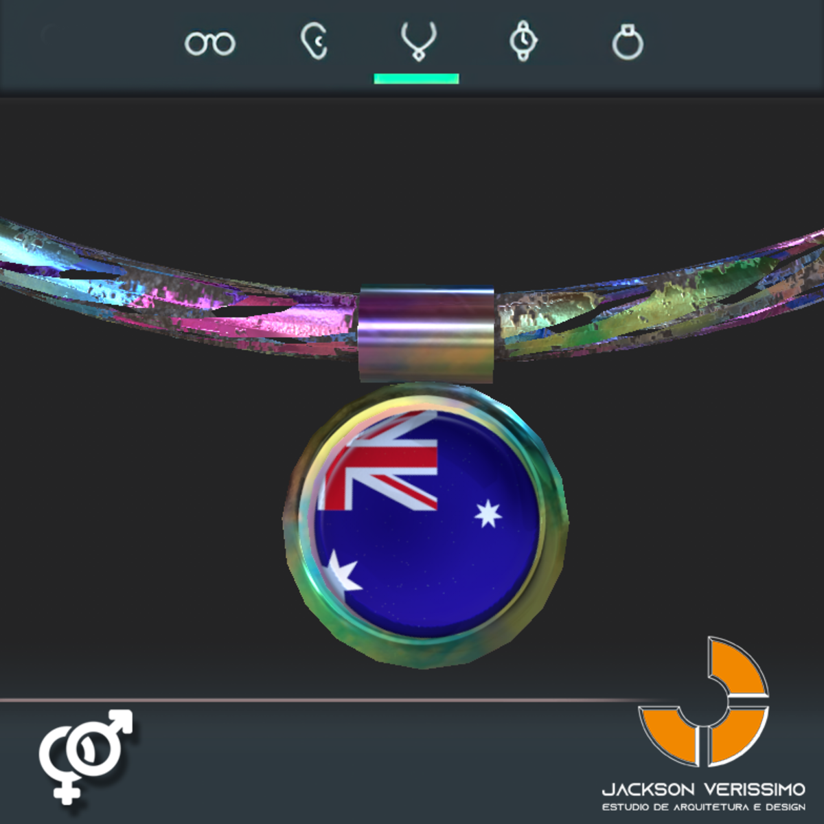 Global Necklace- Australia
