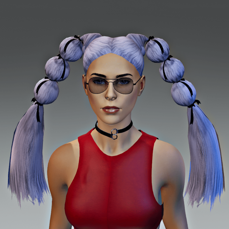 TKA Festival hair tails - Tintable