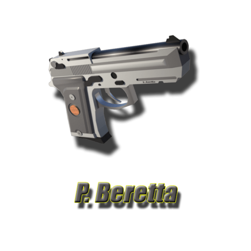 P. Beretta pistol