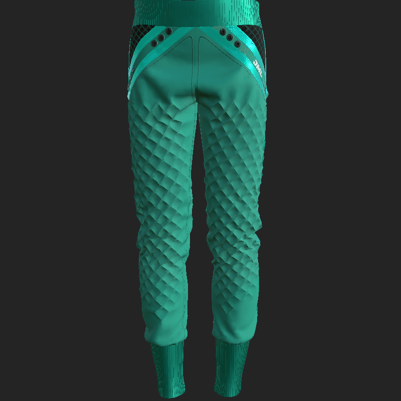 RABAH PANTS_ EMISSIVE CYAN