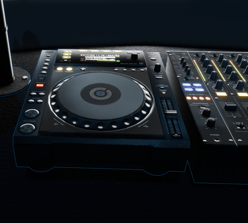 DJ Deck w Emission