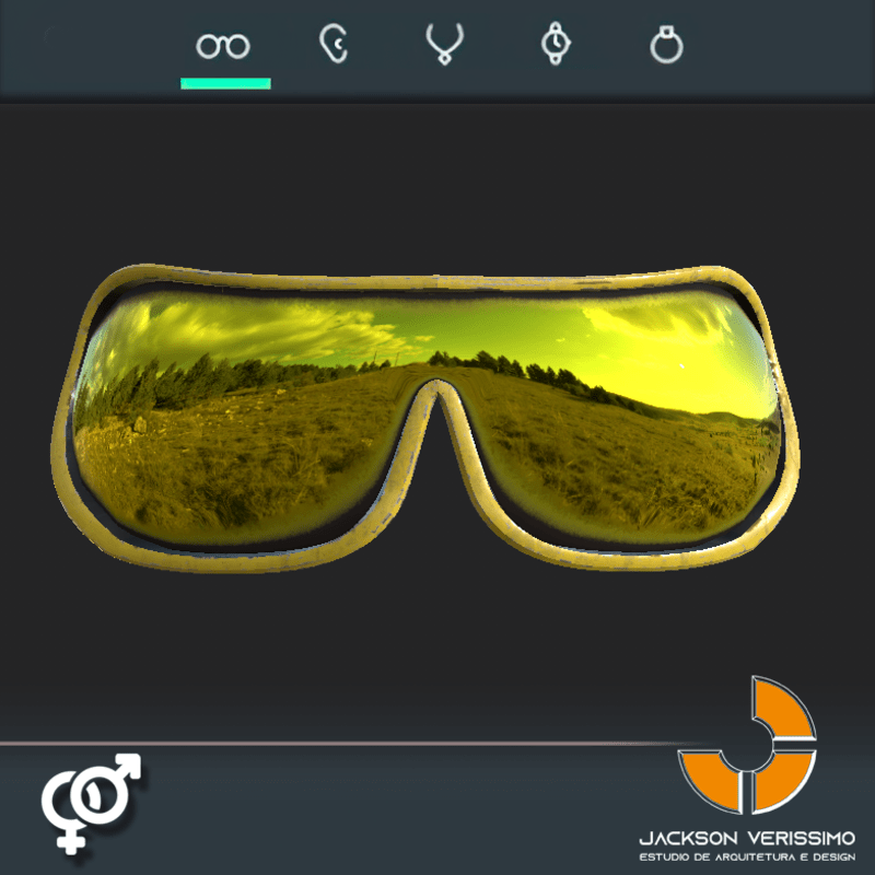 AI glasses 1- Yellow
