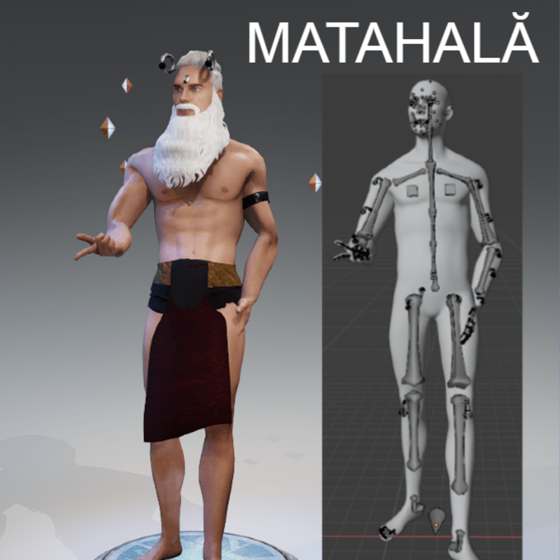 ANIMATED Cigarette Come Here Male Model Pose //MATAHALĂ