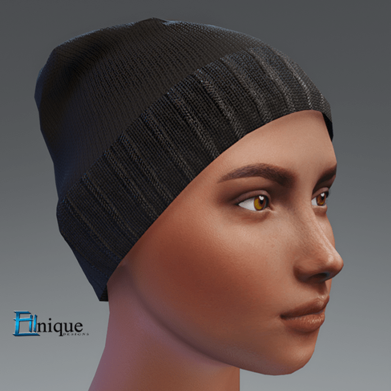 Black Womens Beanie