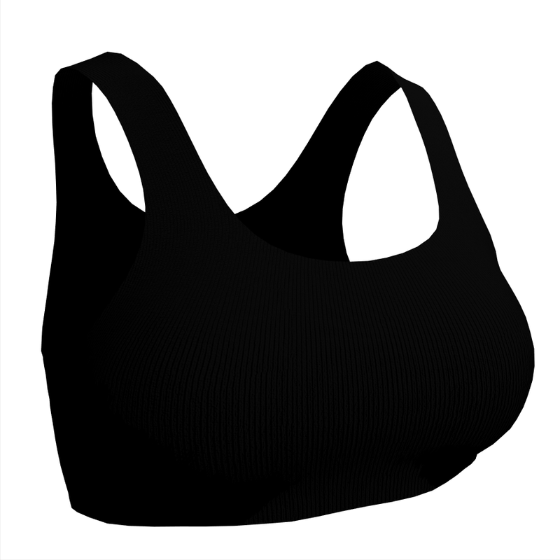 Tank Top Crop Top (Black)