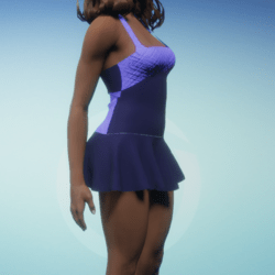 Petit Purple Tennis Dress