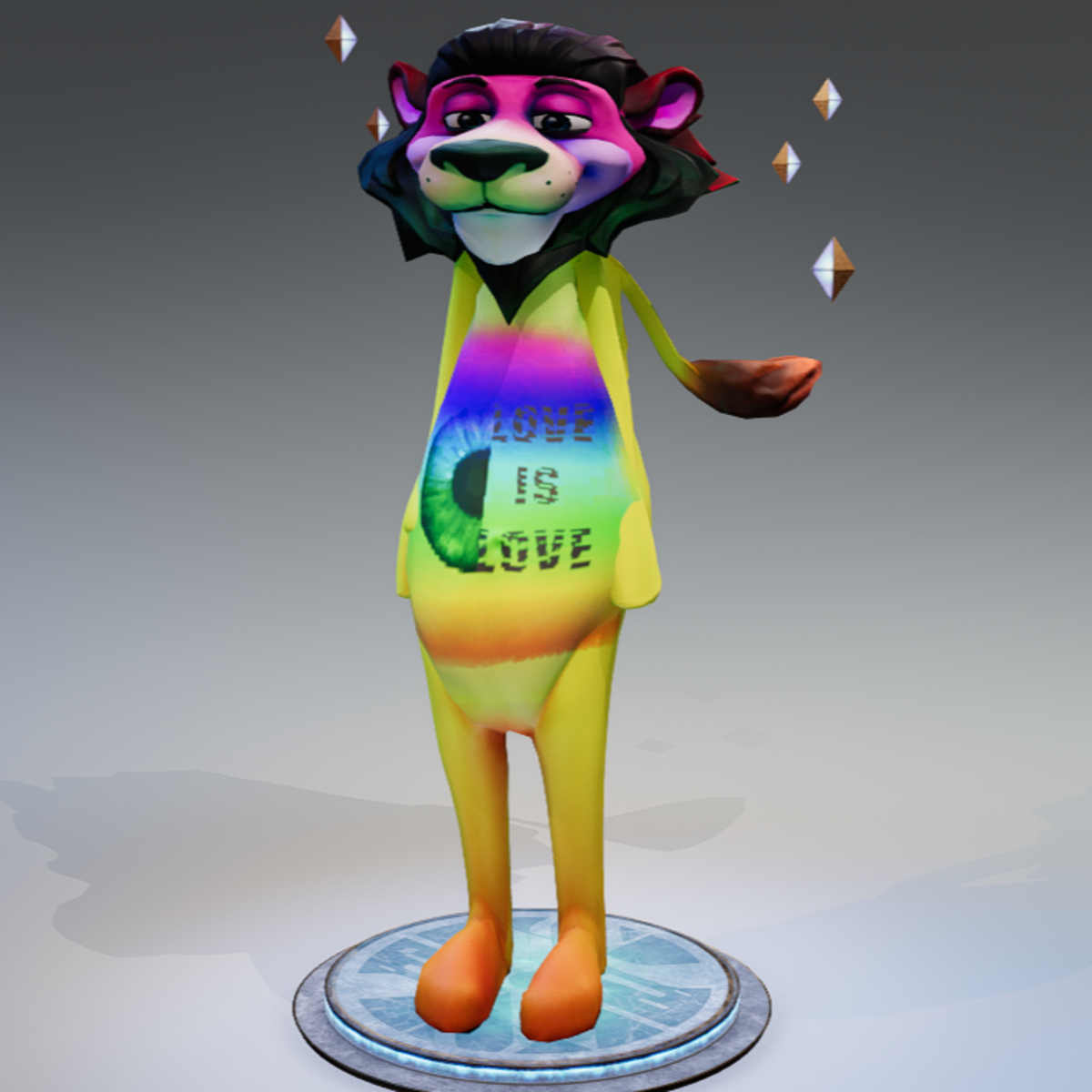 Lion avatar Sansar Pride