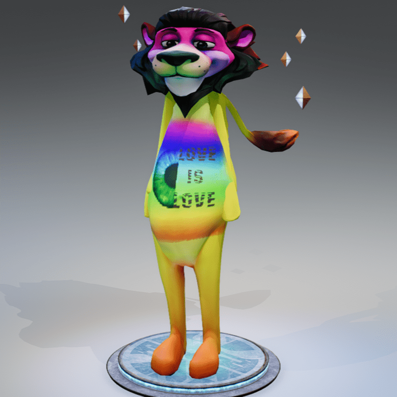 Lion avatar Sansar Pride