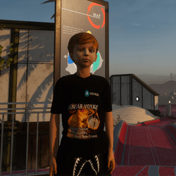 Sansar Voyage, Voyager Shirt - Male Version