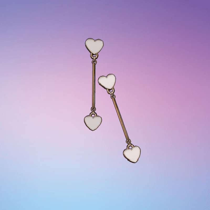 Affection Earrings White