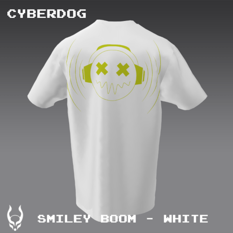 SMILEY BOOM T-SHIRT WHITE