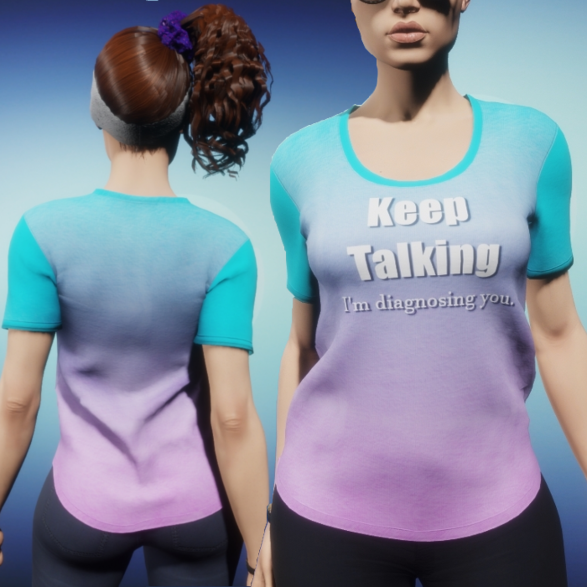 Womens Tee - Talking
