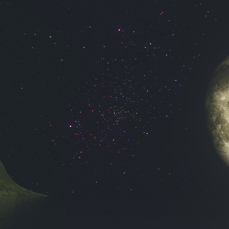 Star Cluster Animation Color Blink