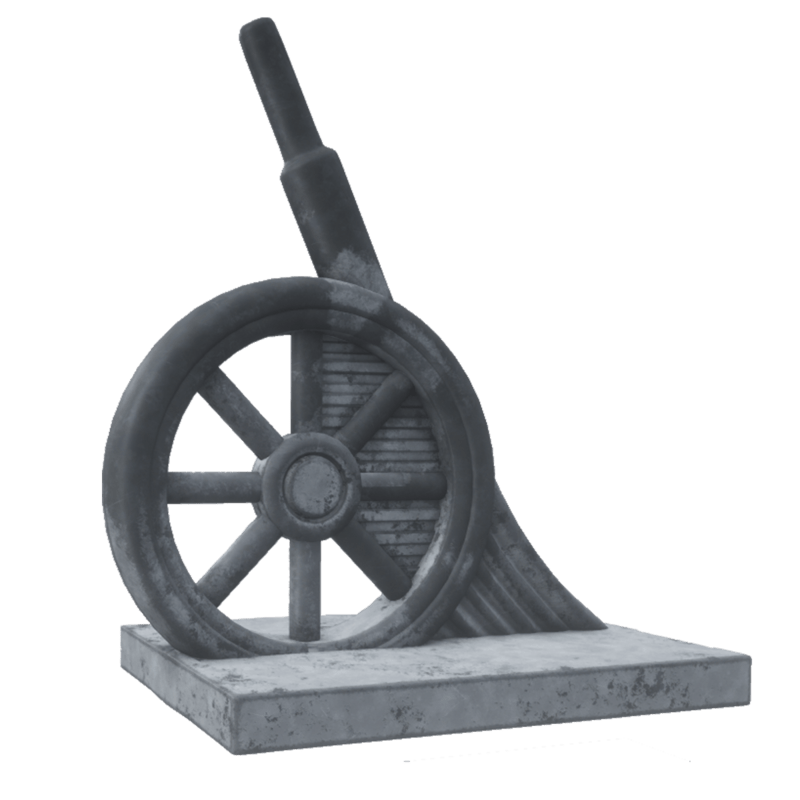 Monopoly Piece: Cannon