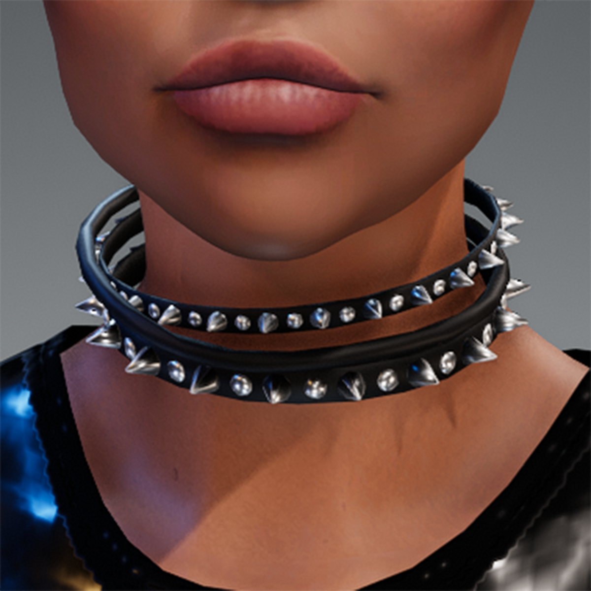 Neck Collar 01 BLACK