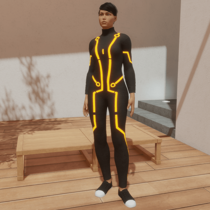 App Costume CLU Orange Edition (female version)