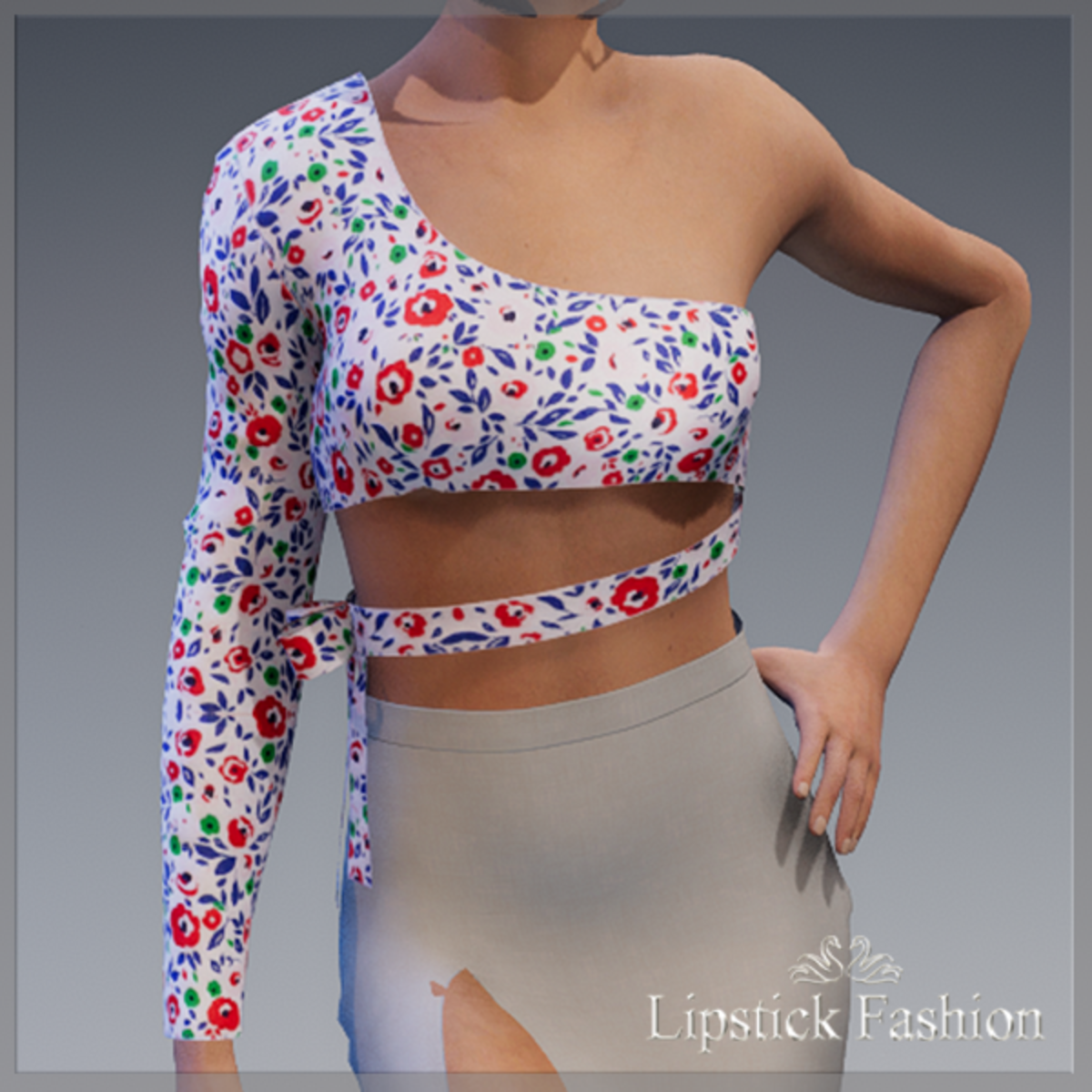L.F. Lucette Top - Red Blue