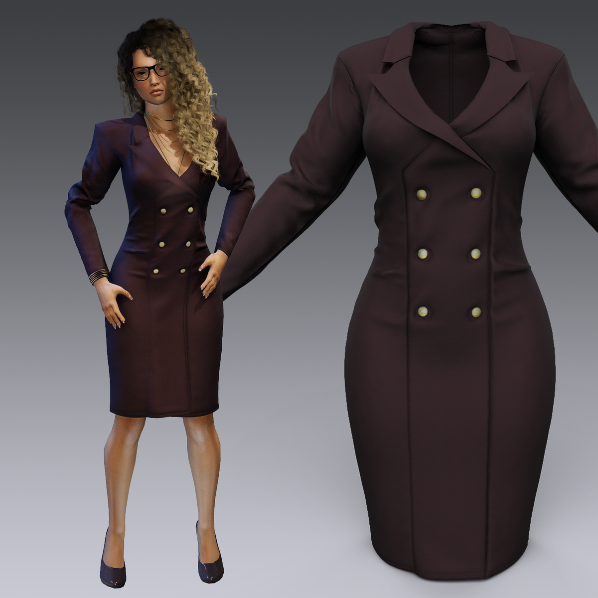 Elagant Office Dress