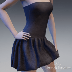L.F. OLYMPE DRESS BLACK
