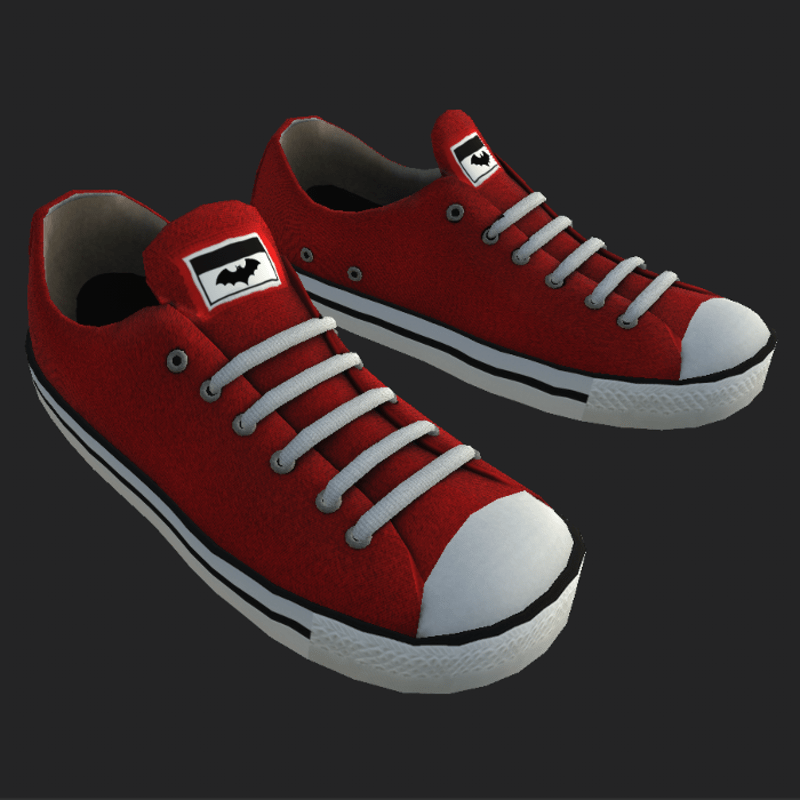 Sneakers Bat red female 2.0