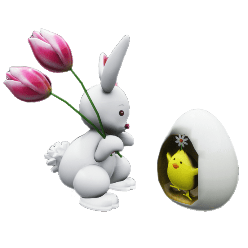 Easter Bunny & Chick