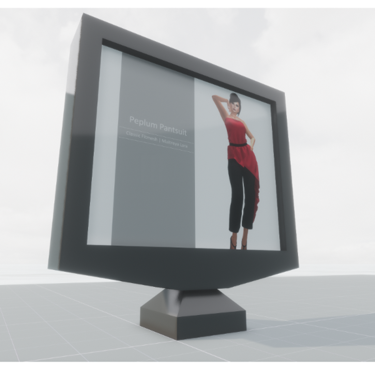 Large Monitor Display Sign