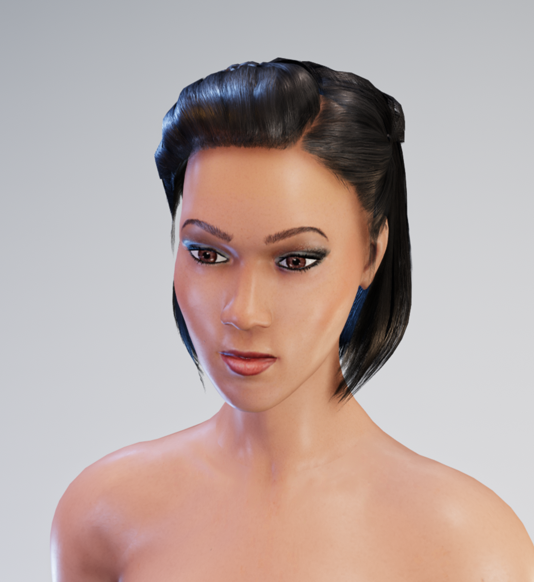 Angie - Young Asian Female Avatar with Heels