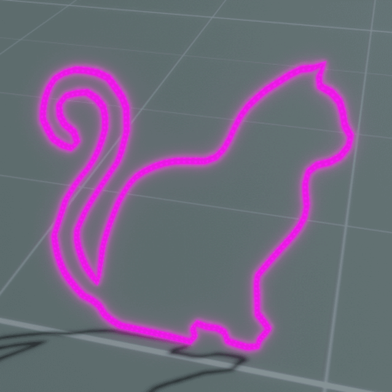 Purple Cat Lighting Neon