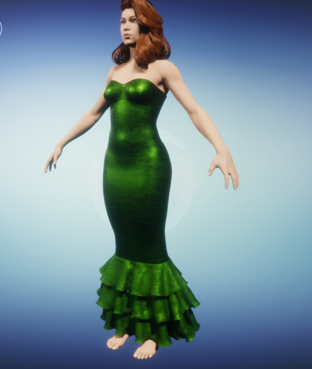 mermaid dress-- serpent