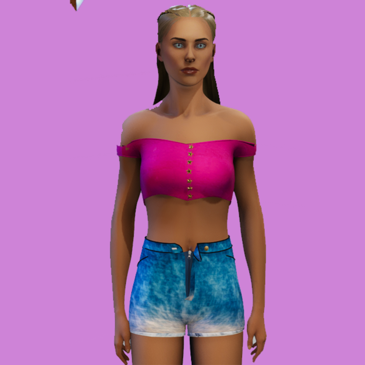 Claire with TopFuschia