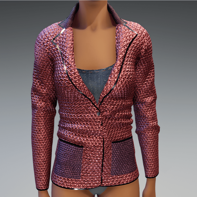 Shinny Jacket with shirt