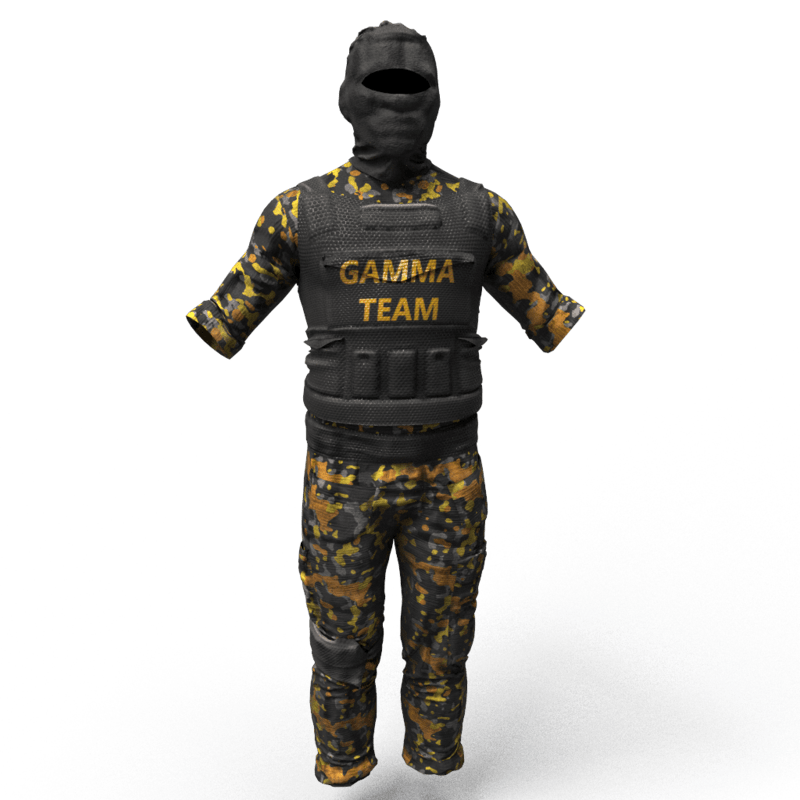 Military Gamma TEAM Uniform male