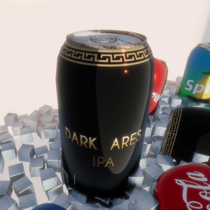 Dark Ares IPA Beer Can