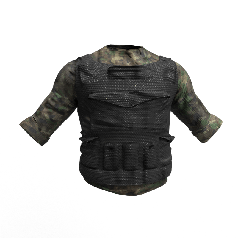 Tactical Vest Woodland camo