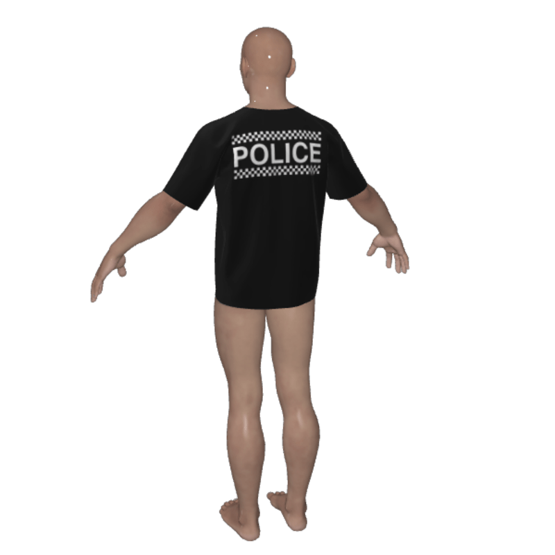 Men's UK Police Tshirt
