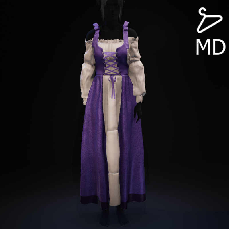 Purple - Medieval Dress