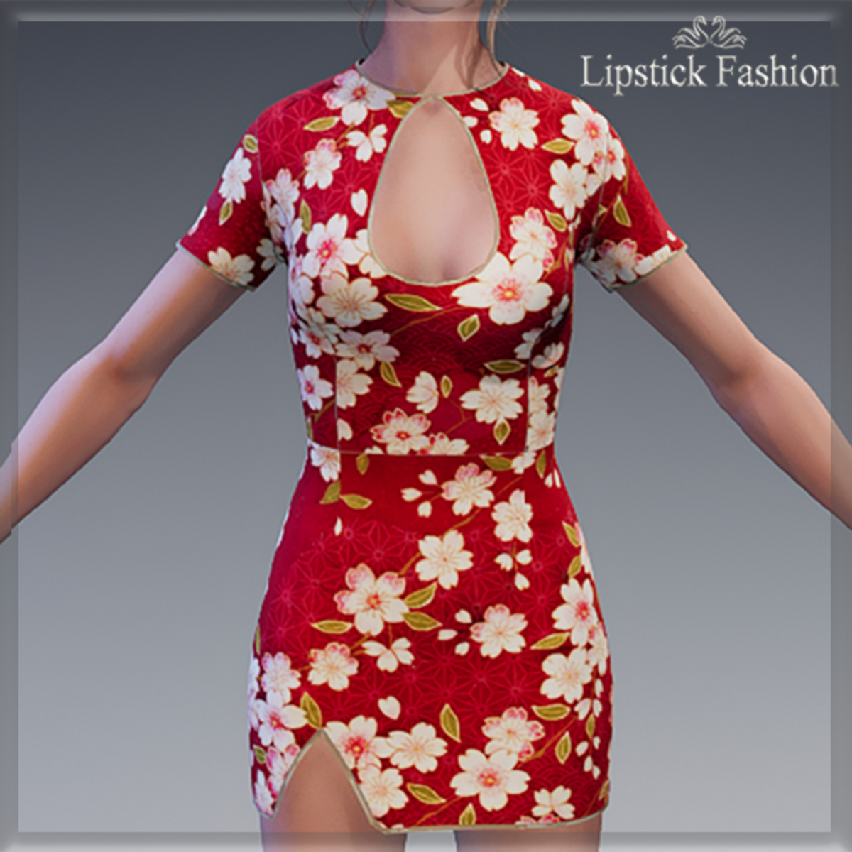 L.F. Mikado Dress - Red
