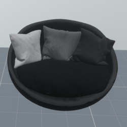Sofa cup black